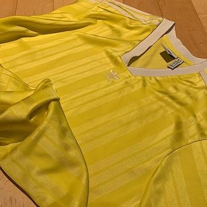 Yellow vintage adidas shirt